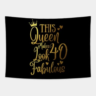 This Queen Makes 40 Looks Fabulous Tapestry