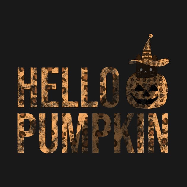 Vintage Hello Pumpkin by Rishirt