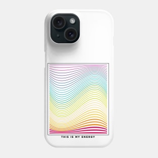 Rainbow Gay Energy Wave Phone Case