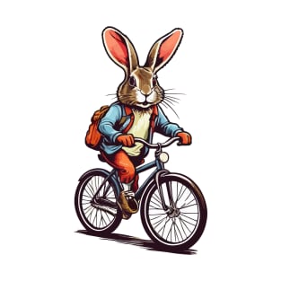 Rabbit on Bicycle T-Shirt