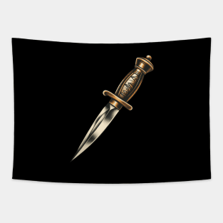 Traditional dagger tattoo Tapestry