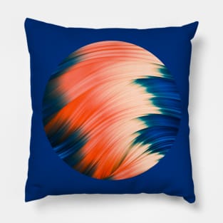 Flow Strands. Wind & Fire. Abstract Strands. Circle Crop Pillow