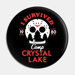 Camp Crystal Lake Pin