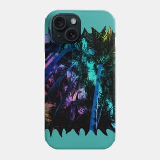 The Palm Trees Under the Seaside Rainbow Phone Case