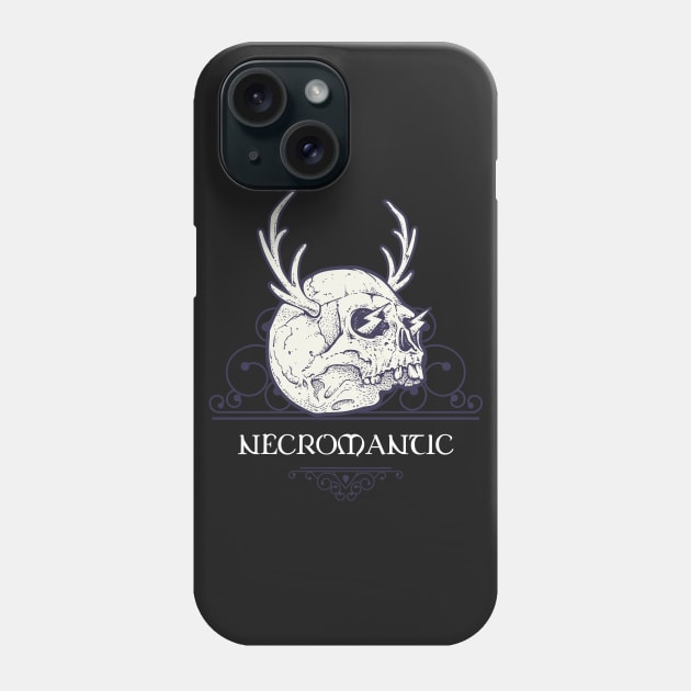 Necromantic Warlock Sorcerer Wizard Dungeons Crawler and Dragons Slayer Phone Case by pixeptional