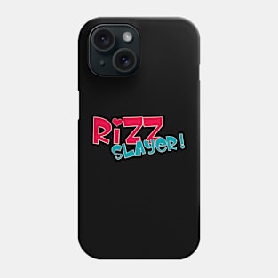 Rizz Slayer, Retro style Phone Case