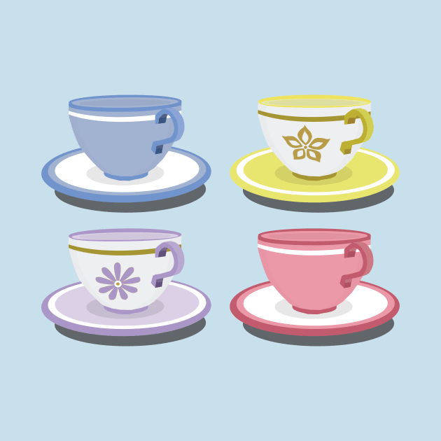 Tea Cups by DreamersDesignCo