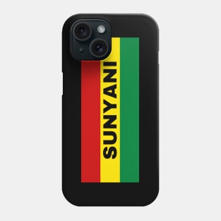 Sunyani City in Ghana Flag Phone Case