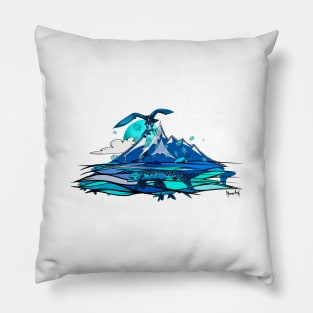 Ice Trout Hunt Pillow