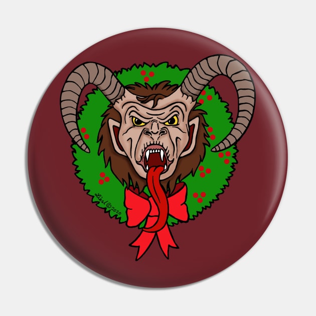 Krampus Pin by HonuHoney