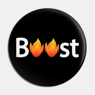 Boost boosted typography design Pin