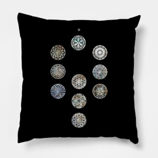 Kabalistic Tree Of Life Sacred Geometry Mandalas Pillow