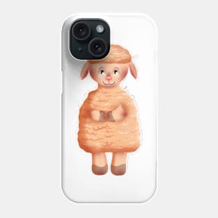 fluffy lamb Phone Case