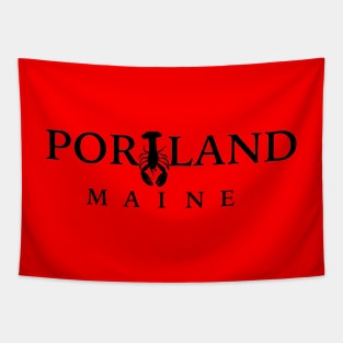 Visit Portland ME Tapestry