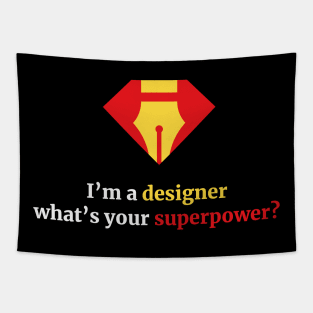 Funny graphic designer gift products Tapestry