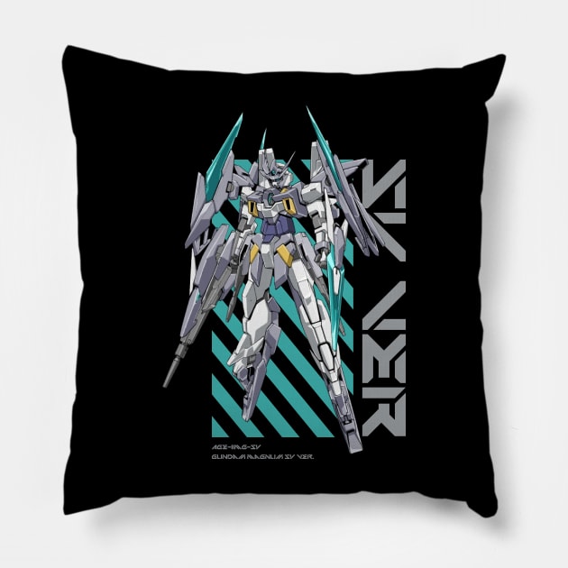 Gundam AGEII Magnum SV ver Pillow by Shapwac12