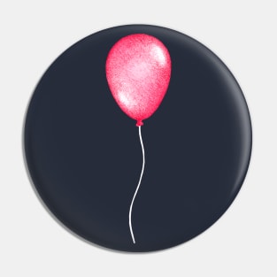 Lone Pink Balloon Pin