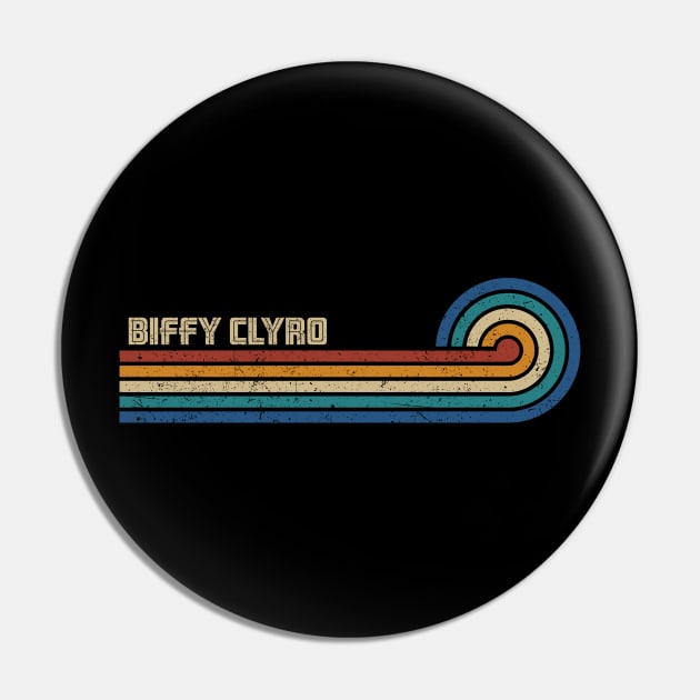 Biffy Clyro - Retro Sunset Pin by Arestration