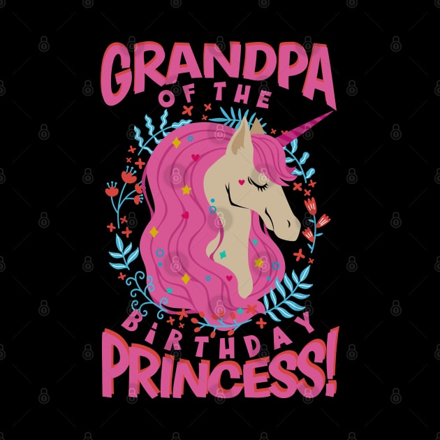 Grandpa of the Birthday Princess Unicorn by aneisha