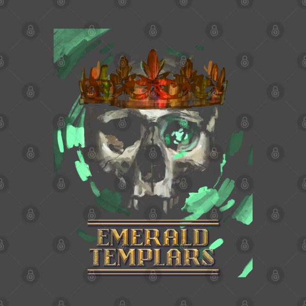 Emerald Templars Skull and Crown by TheGeekLyfe