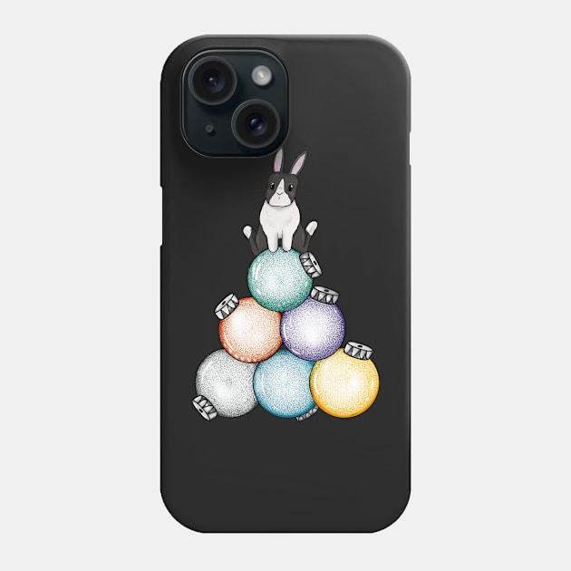 Bauble bunny Phone Case by WillowGrove