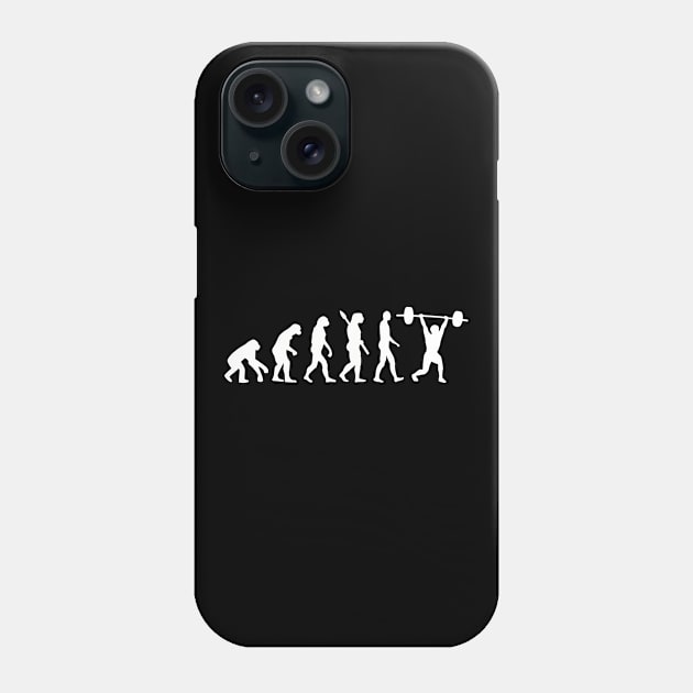 Evolution Weightlifting Phone Case by Designzz