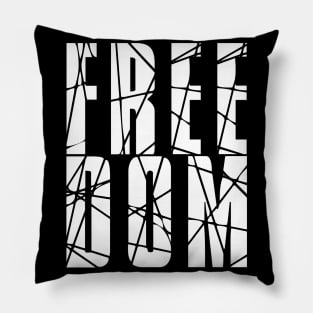 FREEDOM – (white version) Pillow