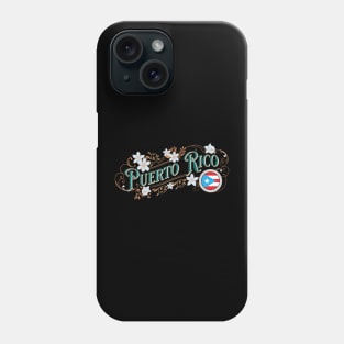 Puerto Rico Classic Vintage Sign Phone Case