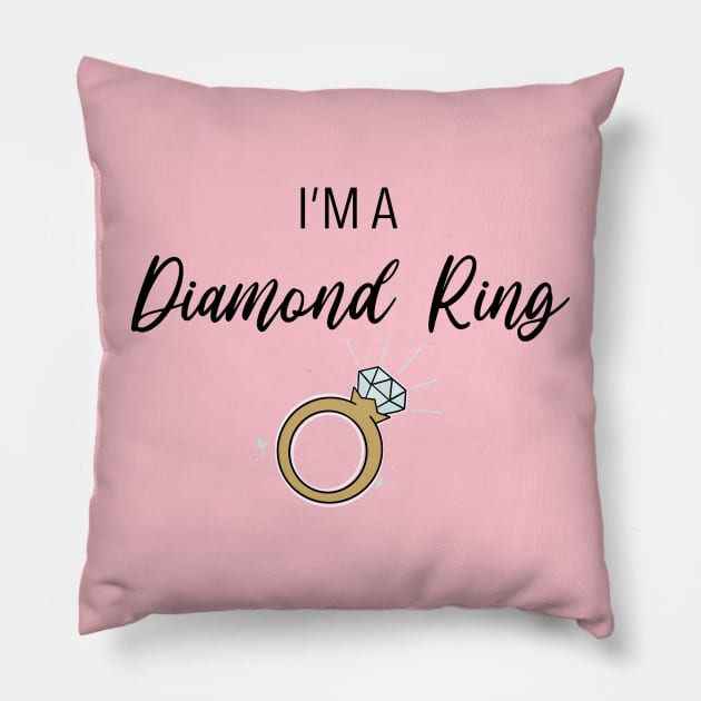 I'm a Diamond Ring Pillow by Hallmarkies Podcast Store