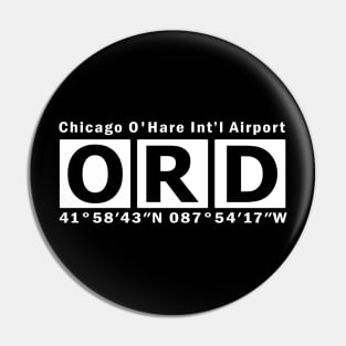 ORD Airport, Chicago O'Hare International Airport Pin