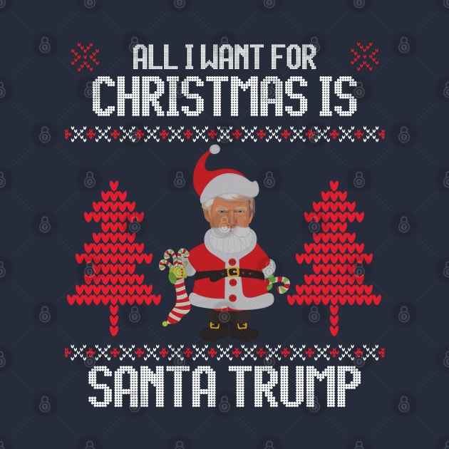 Santa Trump Ugly Christmas by AngelFlame