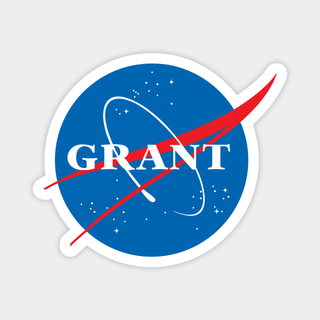 Grant Space Agency Magnet by wlohaty