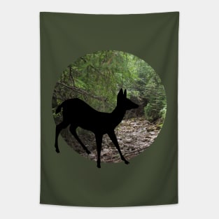 Doe in green Tapestry