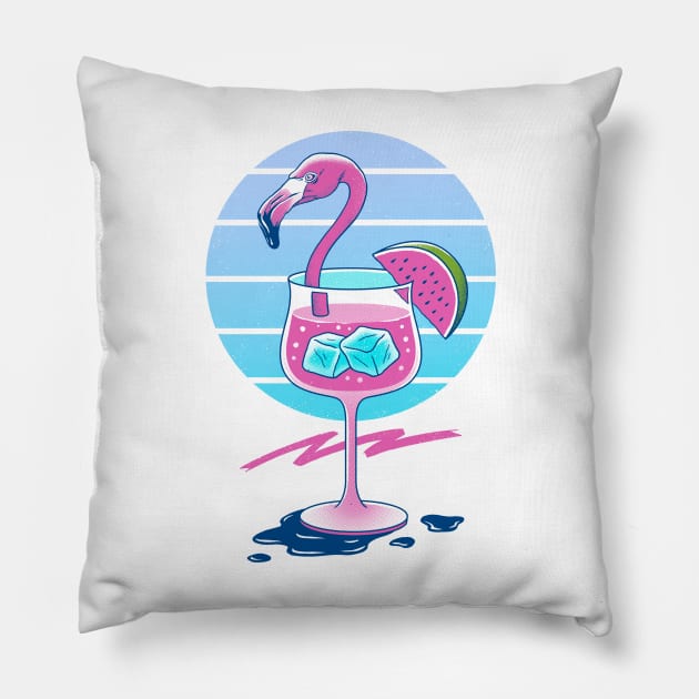 Tropical Chill Wave Pillow by Vincent Trinidad Art