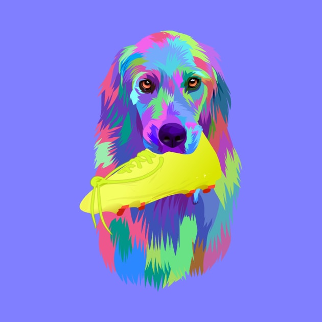 colorful dog rainbow by Fadmel