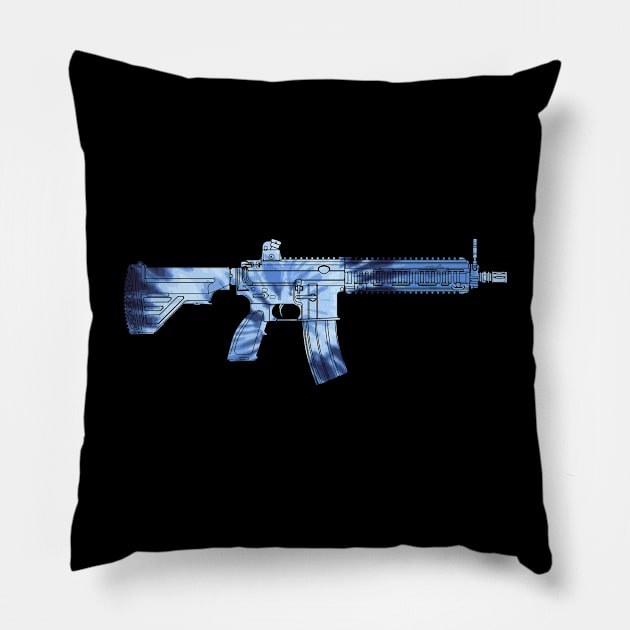 Tie Dye Carbine Pillow by Toby Wilkinson