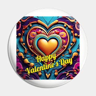 Happy Valentine's Day Pin