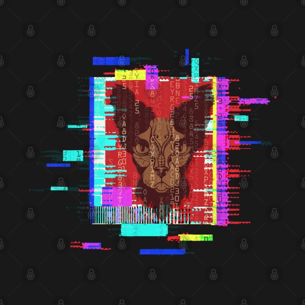 Pharaonic Cat In The Matrix by 66designer99