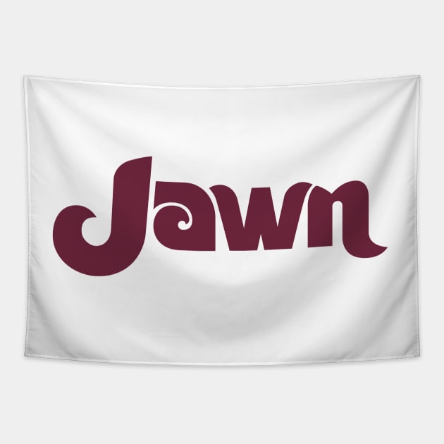 Jawn retro - White Tapestry by KFig21