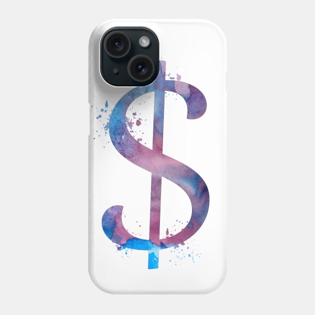 Dollar sign Phone Case by TheJollyMarten