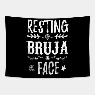 Resting Bruja Face - Cara de Bruja al Natural - diseño perfecto para halloween Tapestry