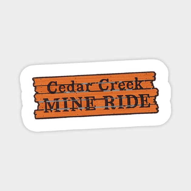 cedar creek mind ride Magnet by hot_issue