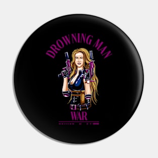 Drowning Man War Pin