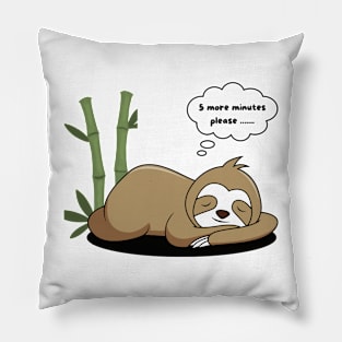 Snoozy Sloth Pillow