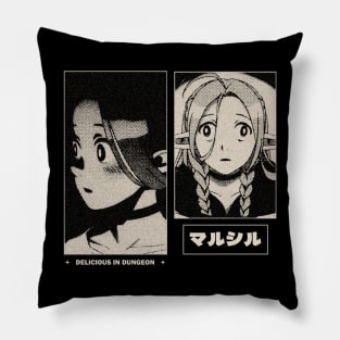 Marcille Gloomy Halftone Fanart Design Pillow