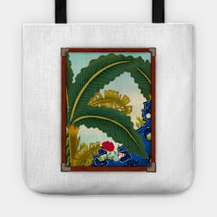 Minhwa: Plantain Garden in the Morning (Korean traditional/folk art) Tote