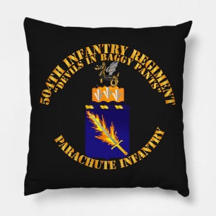 COA - 504th Infantry Regiment Pillow