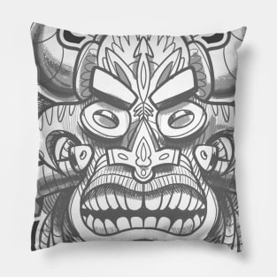 Shaman mask Pillow