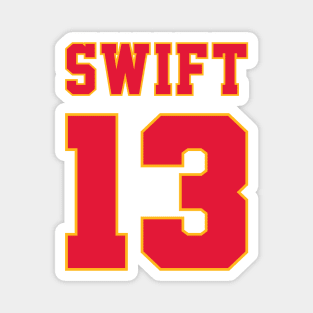 Swift Kelce Jersey Style (Front/Back Print) Ver.2 Magnet