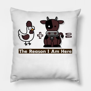 Brown chicken brown cow Pillow